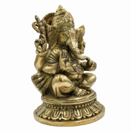 Handmade Ganesh brass statue