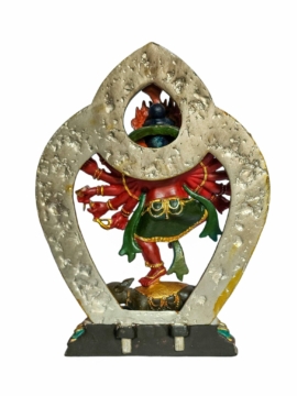 Buddhist Ganapati copper statue