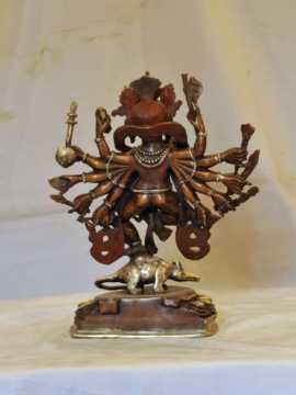 Ganapati copper statue