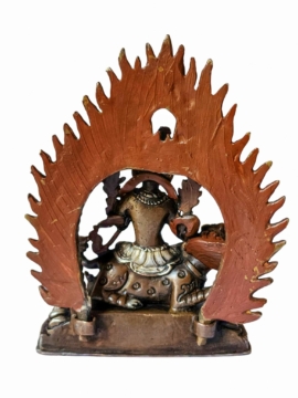 Tibetan Ganapati copper statue