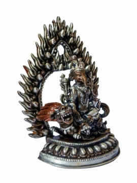 Tibetan Ganapati copper statue