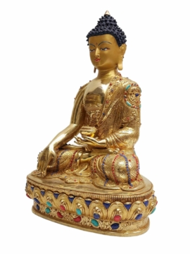 Shakyamuni Buddha Handmade Copper Statue