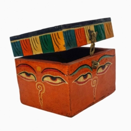 Handmade Tibetan Wooden Ritual Box