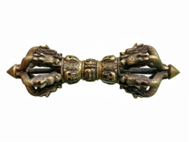 Herramienta Ritual de Dorje Vajra de Latón para la Fuerza