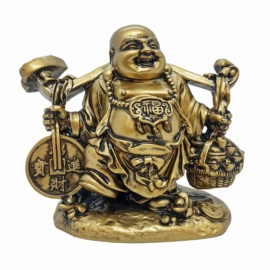 Resin Laughing Buddha Miniature Statue