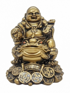 Resin Laughing Buddha Miniature Statue