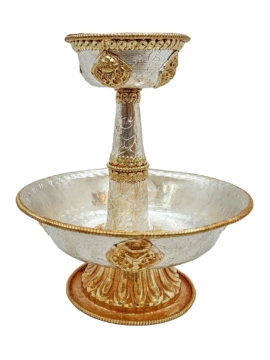 Vaso de ofrenda de cobre Serkyem para bendiciones