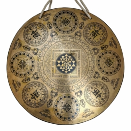 Gong de bronce de alta calidad transformador - 43 cm para la sanación y la meditación