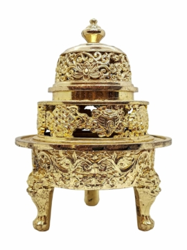 Handcrafted Metal Incense Burner for Prayer