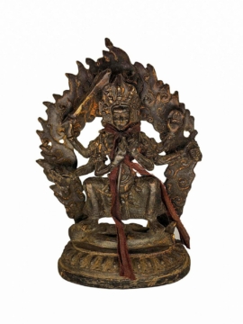 Copper Bhadrakali Buddhist Statue