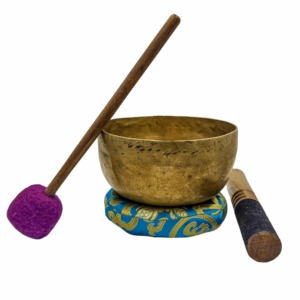 Vintage-Style Hand Beaten Kopre Singing Bowl