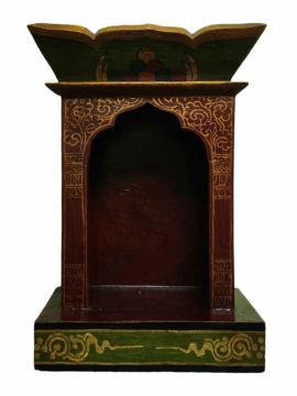 Tibetan Wooden Altar Chesum Box