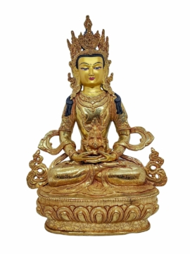 Aparimita Copper Statue with Gold Plating