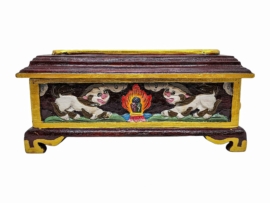Hand-Carved Wooden Incense Burner for Meditation