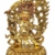 Vajrapani Copper Statue with Gold Plating and Stone Inlays