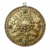 Brass Tibetan Calendar Wall Hanging with Lotus