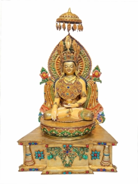 Copper Shakyamuni Buddha Statue - 60 cm