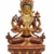 Statue en cuivre de Chenrezig avec finition dorée