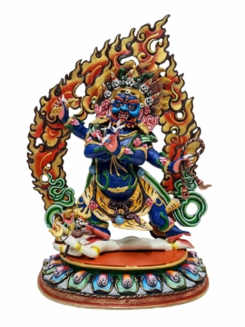 Vajrapani Copper Statue - Symbol of Strength and Compassion