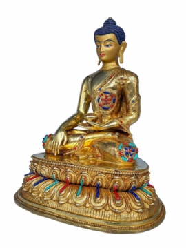 Copper Shakyamuni Buddha Handmade Statue