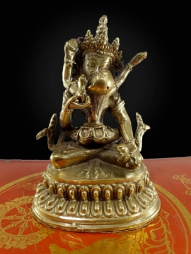 Statue de Bodhisattva en Cuivre ou Laiton