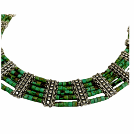 Collier Tribal Népalais en Métal