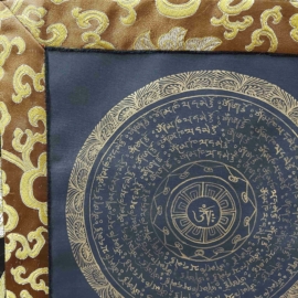 Handcrafted Cotton Canvas Mandala Thangka