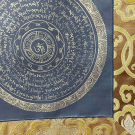 Handcrafted Cotton Canvas Mandala Thangka