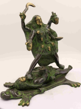 Empowering Bronze Kali Statue &ndash; A Symbol of Divine Feminine Strength
