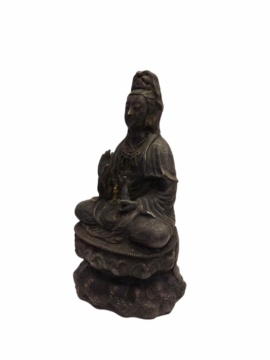 Statue de Bouddha Amoghasiddhi en cuivre fait main – 30 cm