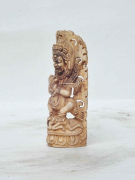 Sceau en os tibétain avec motif de Mahakala
