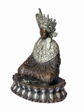 Copper Miniature Statue of Dipankara Buddha