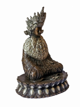Copper Miniature Statue of Dipankara Buddha