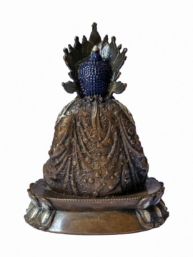Copper Miniature Statue of Dipankara Buddha