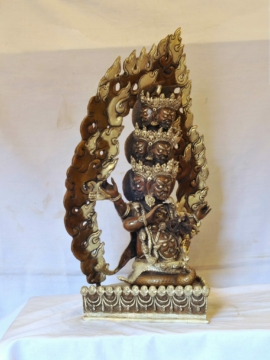 Copper Rahula Statue &ndash; Symbol of Truth and Protection