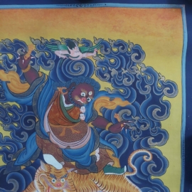 Dorje Drolo Thangka on Cotton Canvas