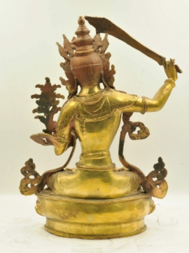 Radiant Manjushri Statue in Glossy Finishing