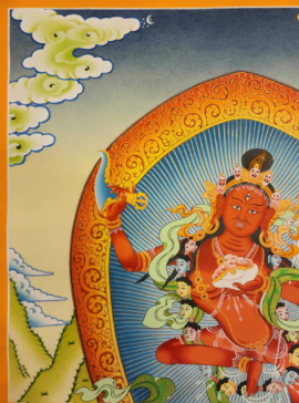 Vajravarahi Thangka on Cotton Canvas