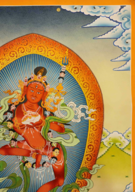 Vajravarahi Thangka on Cotton Canvas