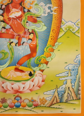 Vajravarahi Thangka on Cotton Canvas
