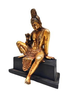 Statue de Bodhisattva en cuivre – Essence de la compassion et de la sagesse