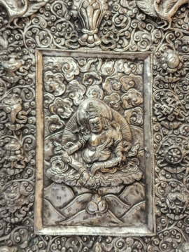 Copper Yellow Jambhala Kubera Wall Hanging