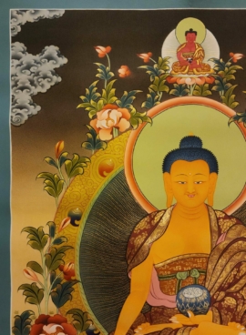 Tibetan Thangka of Shakyamuni Buddha