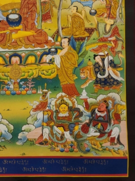 Shakyamuni Buddha Thangka on Cotton Canvas