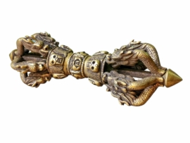 Brass Dorje Vajra Ritual Tool for Strength