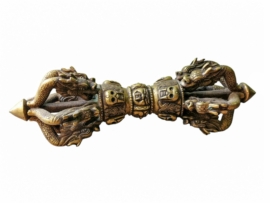 Brass Dorje Vajra Ritual Tool for Strength