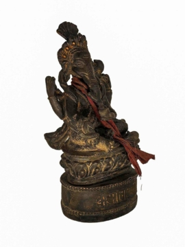 Traditional Ganapati copper statue