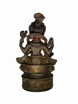Traditional Ganapati copper statue