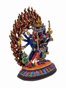 Chakrasamvara Copper Buddhist Statue &ndash; Embrace Wisdom and Compassion