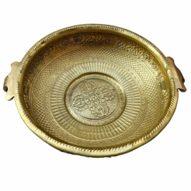 Brass Flower Vase for Vajrayana Buddhism
